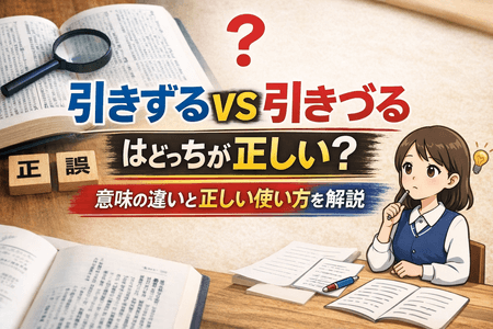 引きずる・引きづるはどっちが正しい？意味の違いと正しい使い方を解説
